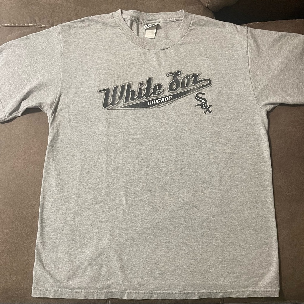 Vintage Lee Sport Chicago White Sox Gray 2002 Shirt L